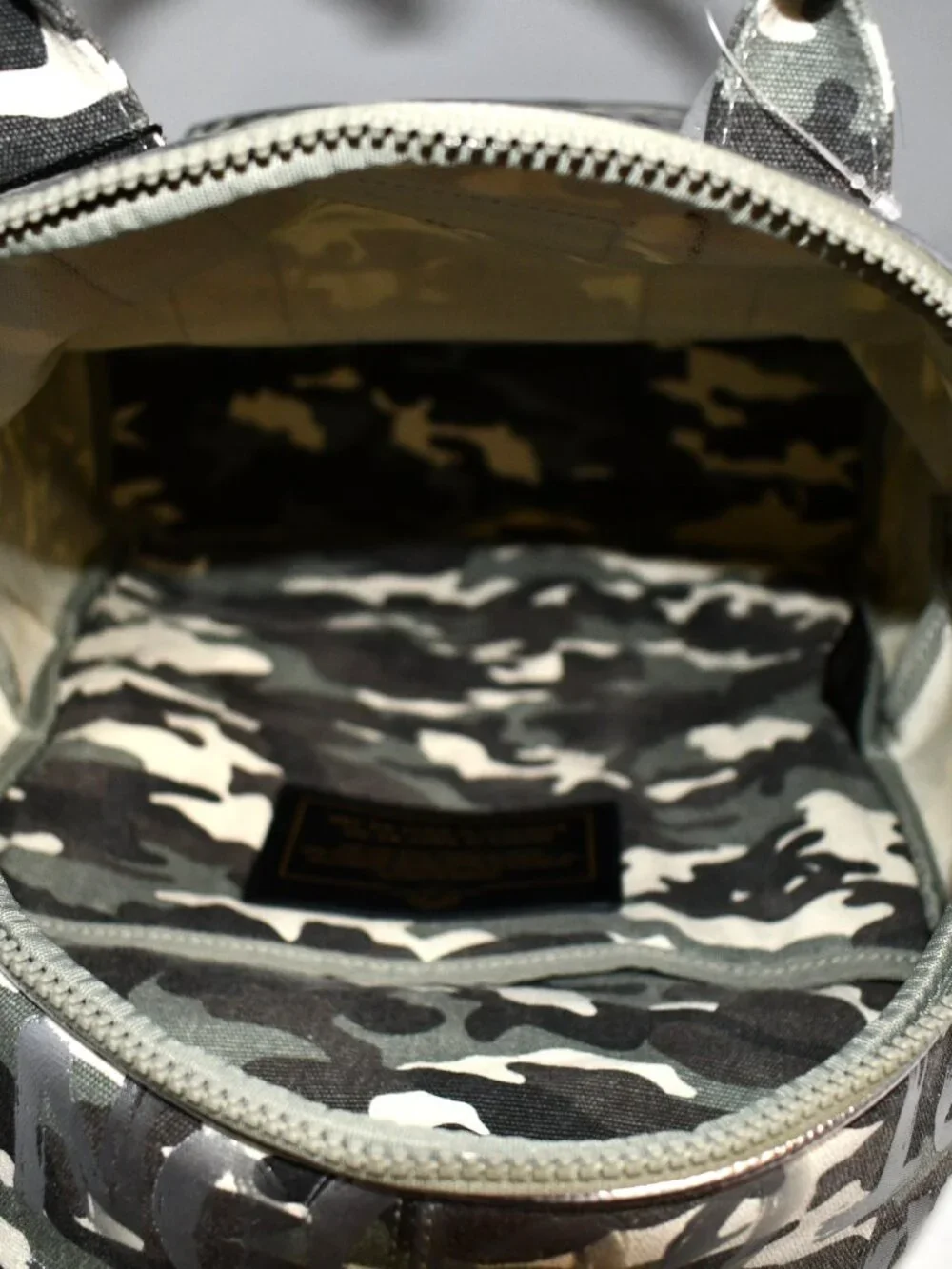 Kurt Geiger LARGE Southbank Camo Backpack in Green Camo #2744279609 NWT Details: